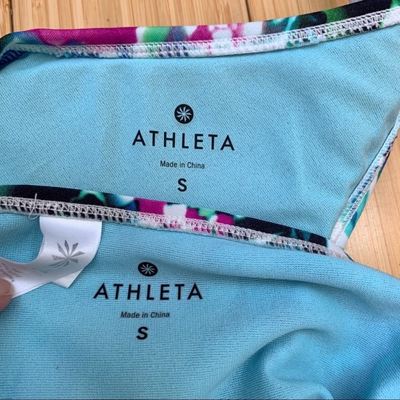 Athleta Tropical Hibiscus Tankini Set, S. - Picture 4 of 6